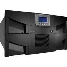 Quantum Scalar i80 Library with Two IBM LTO-5 Tape Drives 50 Slots, Fibre Chan 