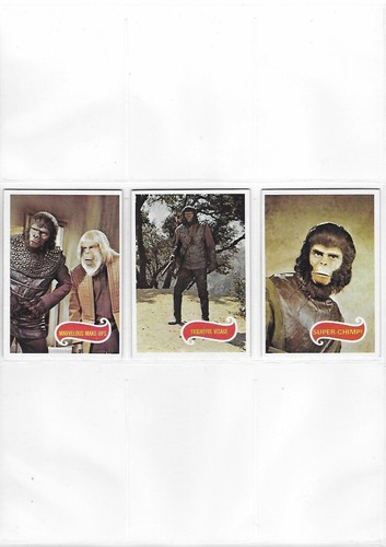 1967 Planet Of The Apes - 66 Card Basic/Base Set - Topps 1975 - Good Condition - Picture 19 of 22