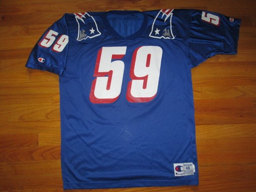 CHAMPION Vtg 1990s Vincent Brown New England Patriots Jersey Football Sz 48 USA
