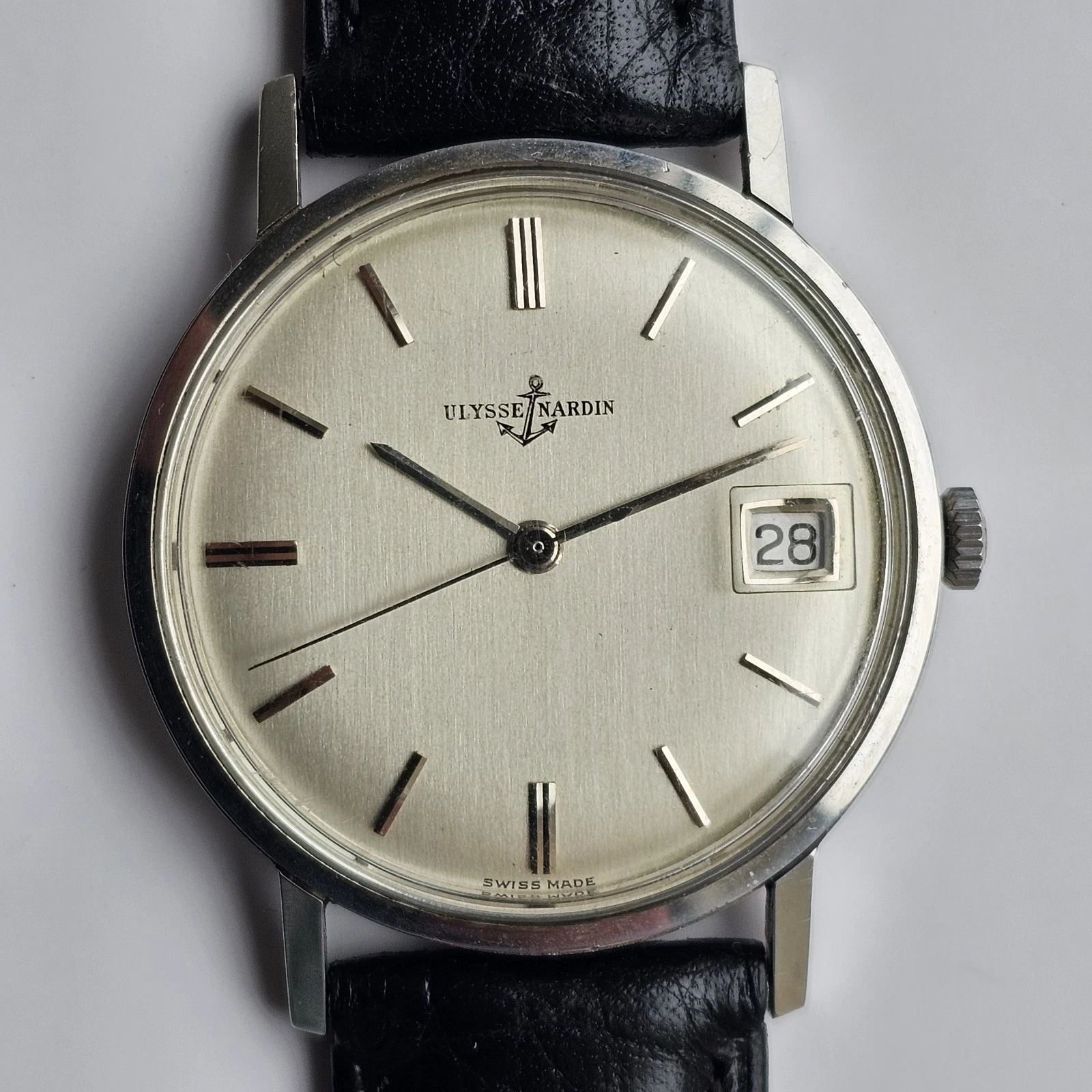Ulysse Nardin — Vintage Ulysse Nardin Hand-Winding Men's Wristwatch Ref 8512-2