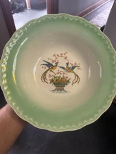 Vintage Ceramic Dinner Bowl