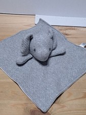 Dreamgro Gray Elephant Lovey Plush Security Blanket Baby Toy 13" Stuffed