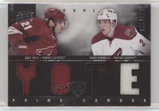 2011 Panini Prime Combos Dual Materials /225 Andy Miele David Rundblad #11 1o3