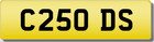 DS  Private CHERISHED Registration Number Plate C25 ODS