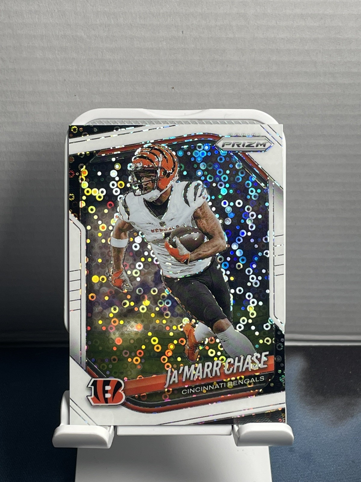 2025 Panini Prizm Ja’Marr Chase White Disco Prizm #208 Bengals