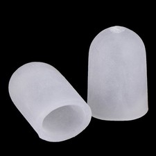 2Pcs Silicone Gel Little Toe Tube Blisters Corrector Pinkie Protector Gel