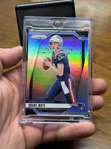 2024 Panini Prizm Rookies Drake Maye #329 Silver Prizm (RC)