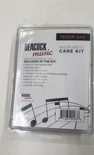 NEW TENOR SAXOPHONE MAINTENANCE  CARE KIT, SWABS, GREASE, BRUSH, CLOTH