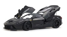 BBR Models 1/18 FERRARI LaFERRARI MATT BLACK Diecast Model - 182242