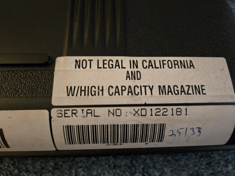 Springfield Armory XD 9mm Factory Hard Case With Manual And Lock - Image 2 of 4