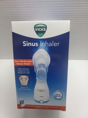 NEW Box-Vicks Sinus Inhaler, Non-Medicated Steam Relief for Congestion