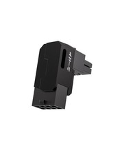 Shield Series 8-Pin PCIe GPU Power Adapter90-Degree Angled Connector Aluminum...