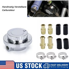 1-6 Psi Universal Adjustable Fuel Pressure Regulator Kit For Carburetor Engine
