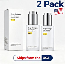 2pc SUNGBOON EDITOR Deep Collagen Power Boosting Serum Cream Korean Skincare
