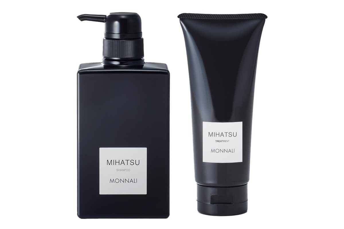 MONNALI Mihatsu Shampoo 350ml Mihatsu Treatment 200g Shampoo