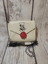 BIOWORLD Harry Potter Letter Envelope to Hogwarts Crossbody Clutch Purse White