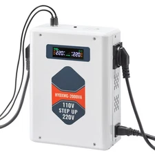 Uimoso Step-Up Voltage Converter 2000VA 80% Maximum Load for 110V to 220V