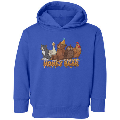 Little Bear Vintage 90s Cartoon Graphic Animal Lover Toddler Hooded Sweatshirt
