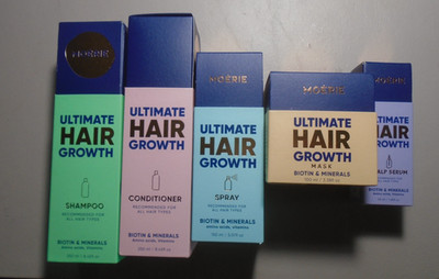 Moerie Ultimate Hair Boost Shampoo, Conditioner, Mask, Spray, Scalp Serum