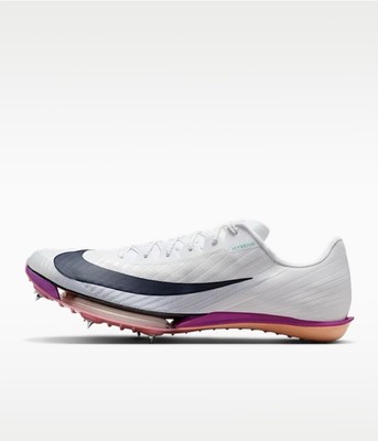 Nike ホワイト/ピンク 26.5 MAXFLY2 ZOOM AIR スパイク・シューズ