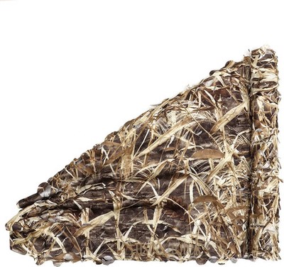 Camo Netting Camouflage Net for Duck Blind Material Soft Quiet Dry Grass 5X20 Ft