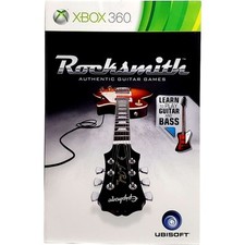  Manual Only Rocksmith Guitar And Bass - Microsoft Xbox 360 Excellent Original