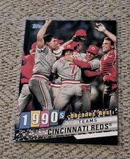 2020 CINCINNATI REDS TOPPS 1990'S DECADE'S BEST BLACK INSERT /299 (#DB-77)