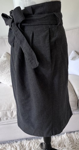 COS 100% Wool High Waist Lined with 2 Pockets Belt, UK8