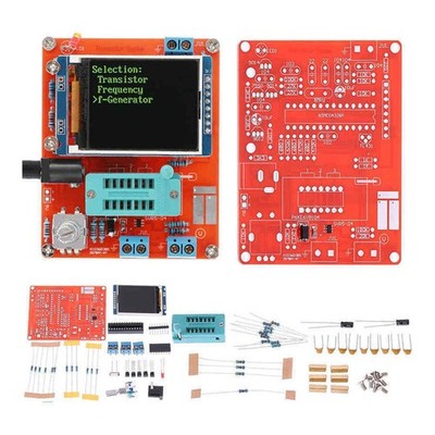 1Set Tester Transistor Diode Capacitance ESR Meter Signal Generator Tool DIY Kit