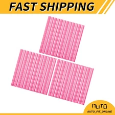 36 Pcs Bicycle Reflector Outer Reflective Version for Bike Bicycle ABS Pink New