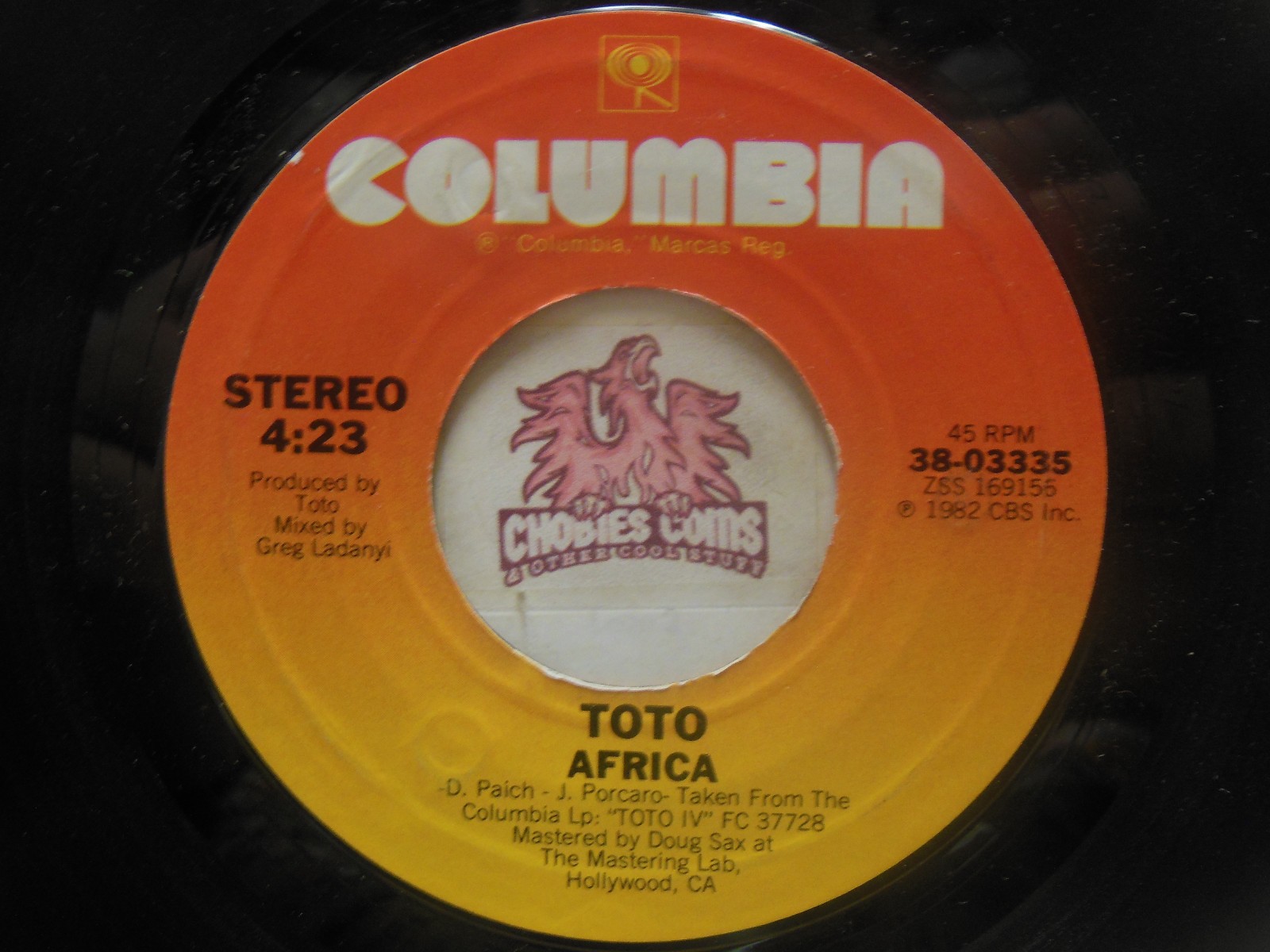 Toto – Africa / Good For You, 7" 45 RPM VG (8N)