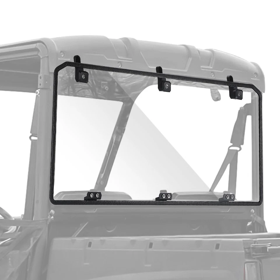 UTV Rear Windshield for Polaris Ranger Midsize 500 /570 /570 Crew / EV 2017-2025 - Image 2 of 4