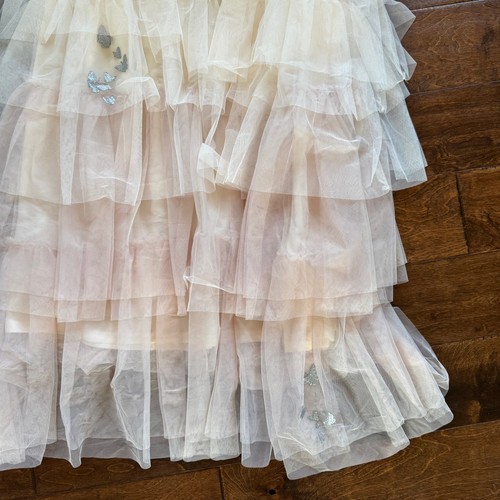 Wicked X Paul Tazewell Target Glinda Tulle Pink Tan Midi Skirt Cream Women's M - Picture 4 of 7