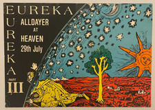 EUREKA - PART III - A5 RAVE FLYER - 29/7/1990 - ALLDAYER at HEAVEN - COLIN DALE