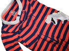 K9 !WOW! CARTER'S Boys 12M Striped DINOSAUR Snug Cotton Footed Sleeper Pajamas — photo 2