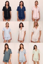 Eberjey Gisele Tencel Modal Relaxed Short PJ Set - CHOOSE COLOR/SIZE - NEW