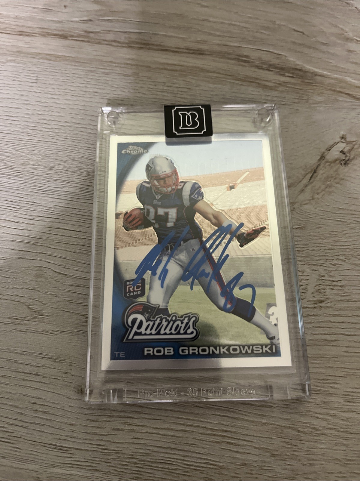 2010 Topps Chrome - Rob Gronkowski #C112 Rookie Autographs (AU, RC)