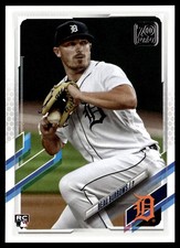 2021 Topps Beau Burrows Rookie Detroit Tigers #123