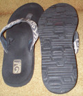 Teva Mush Sandals Womens Size 7 Gray  Geometric Flip Flop Thong Slip On Comfort — photo 3