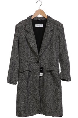 Max Mara Mantel Damen Jacke Parka Gr. EU 38 Schurwolle Grau #mbk045h