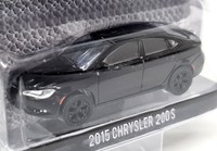 Greenlight 1/64 - Chrysler 200S 2015 Black Bandit Diecast Model Car
