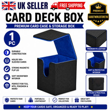 Leather Card Deck Box  Card Case Holds 100+ Sleeved Cards, PU Leather Card uk