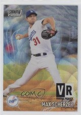 2021 Topps Stadium Club Chrome Virtual Reality Wave Refractor Max Scherzer k4s