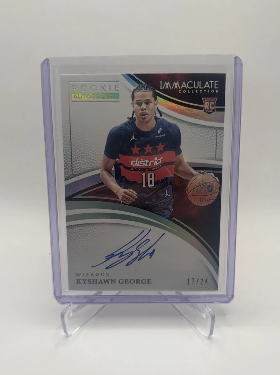 2024 Immaculate - Kyshawn George Rookie Autograph /24 Washington Wizards