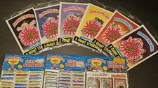 1985 Topps GPK Series 1 GIANT Lot Of 6 Unopened Packs Plus Stick Ons