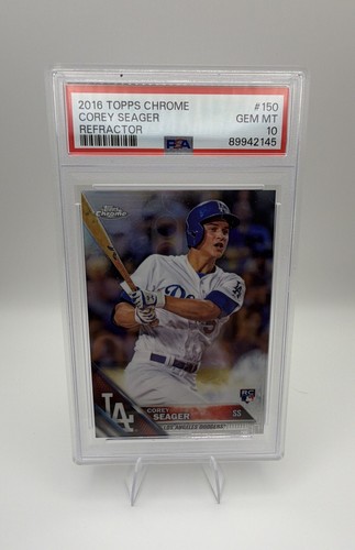 2016 Topps Chrome - Corey Seager #150 Refractor (RC) - PSA 10