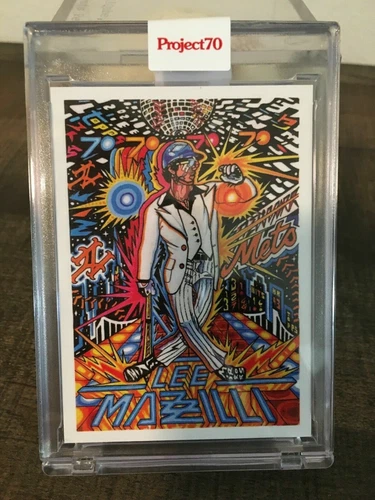 2021 Topps PROJECT 70 New York Mets Lee Mazzilli ARTWORK By JK5 PR 910 IN HAND