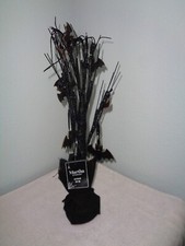 Martha Stewart Home Halloween LED Black Bats Spooky Tree Decor Glitter