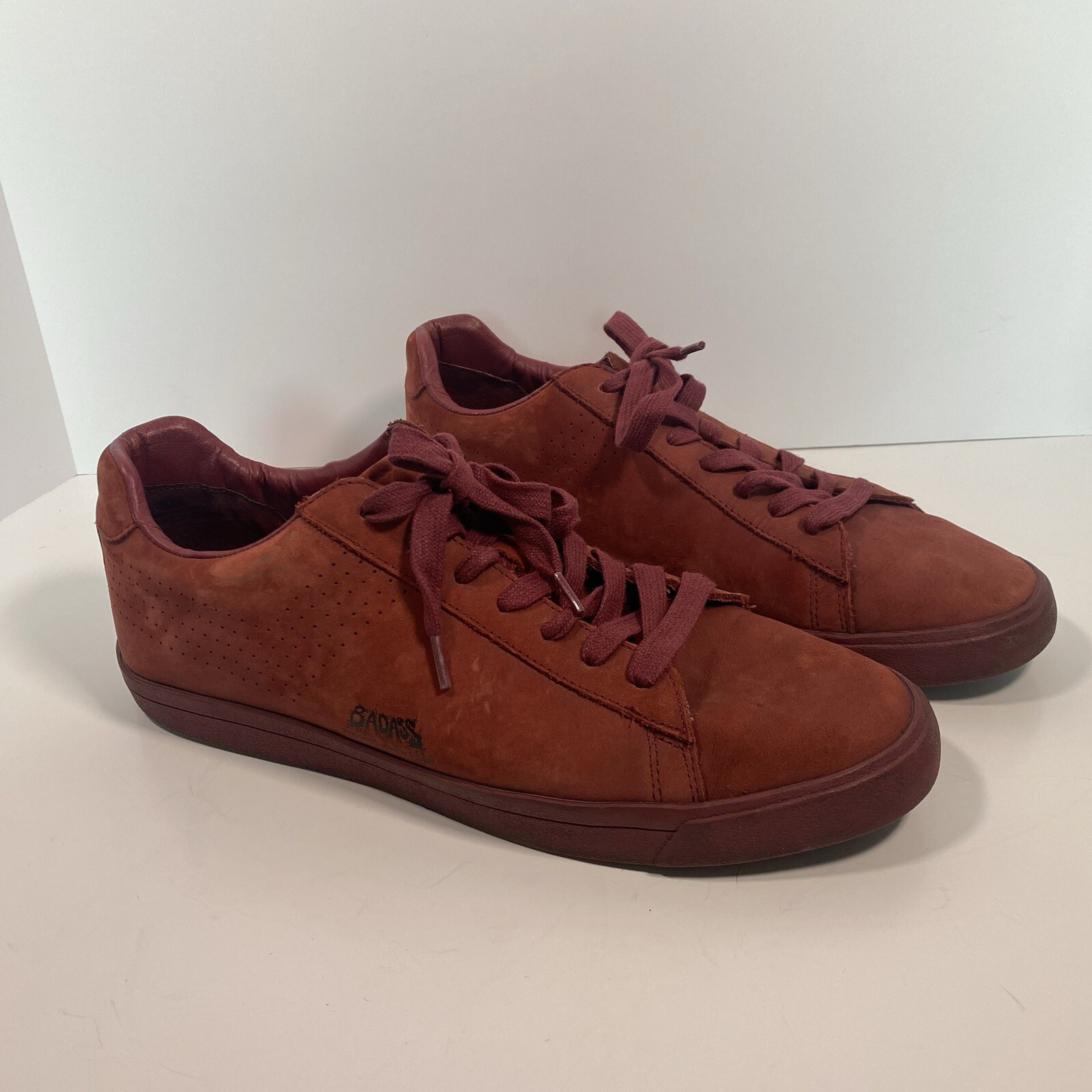 Pony BADASS NEW YORK ROSSO SCARPE BASSE UOMO TAGLIA US 13