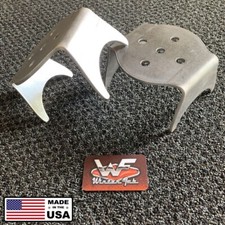 Universal Rear Bag Over 3 Axle Lower Brackets - Pair - Minitruck Rat Rod